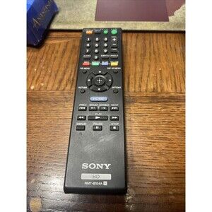 Genuine Sony RMT-B104A Blu-Ray Remote  BDP-N460 BDP-S360 BDP-S560 OEM UNTESTED